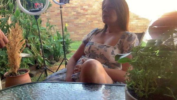 Brunette Stepmom Outdoor Sex - xxxfiles.com on freevids.org