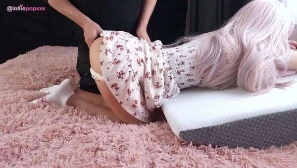 Petite Asian Teen Gets Deep Creampie and Left Dripping Wet - porntry.com on freevids.org