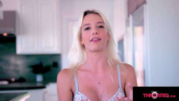 Blonde Babe Kenna James Gives Deepthroat Blowjob - porntry.com on freevids.org