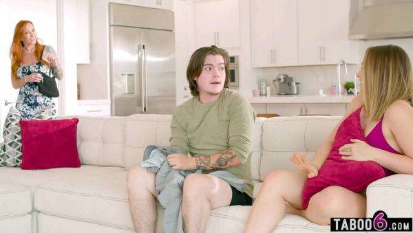 Teen Babysitter Caught Fucking by Horny MILF Boss - veryfreeporn.com on freevids.org