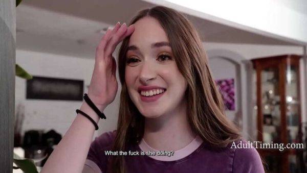 Lesbian Room Mates Hazel Moore and Liz Jordan Enjoy Hot Fun Together - xxxfiles.com - Jordan on freevids.org