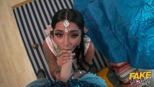 Wild Bang: Yasmina Khan and Nuria Millan Get Funky with a Horny Stud! - xxxfiles.com - India on freevids.org