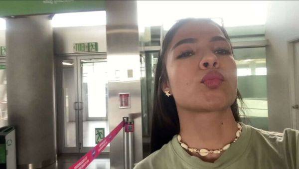 Teen Plane Passenger Masturbates in Bathroom with Cream - xxxfiles.com on freevids.org