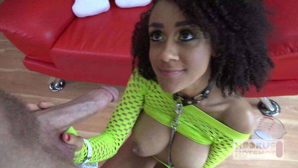 Ariana Aimes Takes on a Big, Blond One - porntry.com on freevids.org