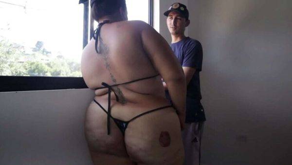 Big Booty Latina Sucks and Fucks Sister's Boyfriend - porntry.com on freevids.org