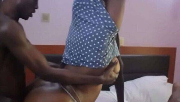 Black MILF Neighbor Takes Two Huge Cocks While Husband's Away - porntry.com on freevids.org