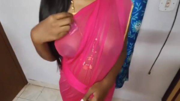 Indian Desi Aunty Big Tits And Black Nippels And Our Husband Doggy Style Sex - desi-porntube.com - India on freevids.org