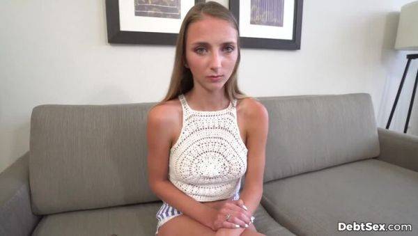 Macy Meadows: Debt Agent & Teen Tattooed Blonde with Big Ass - porntry.com on freevids.org