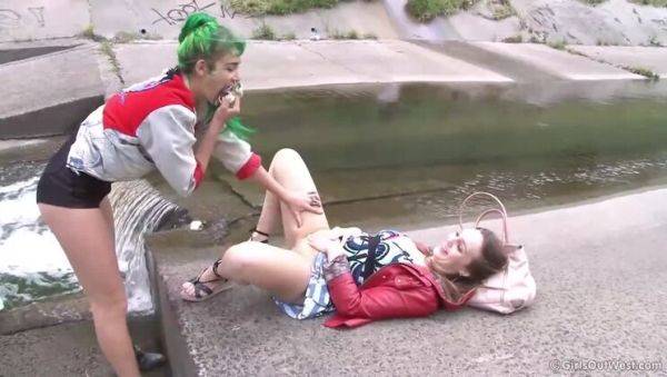 Anne and Emerald: Hair-Filled Outdoor Excursion - Part 2 - veryfreeporn.com on freevids.org