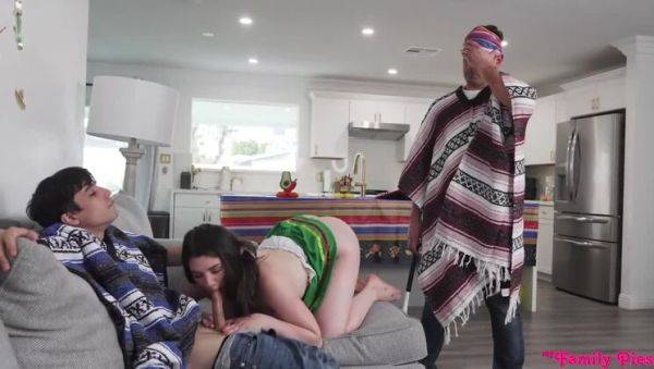 Filling My Step-Sis's Piñata with Alyx Star and Big Tits - porntry.com on freevids.org