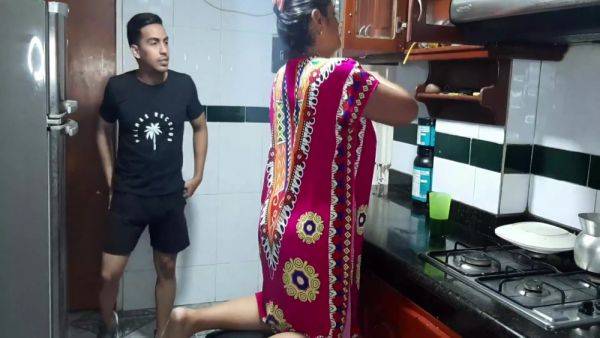 Trying My Stepmothers Delicious Pussy In The Kitchen. Full Video - videohdzog.com on freevids.org