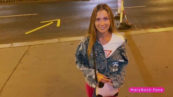 Teen 18+ Takes The Biggest Dick Of Favourite Pornostar In Public - Mary Rock - upornia.com on freevids.org