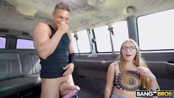 Tyler Steel & Sera Moon: Blonde Nerdy Girl Hardcore Handjob - porntry.com on freevids.org