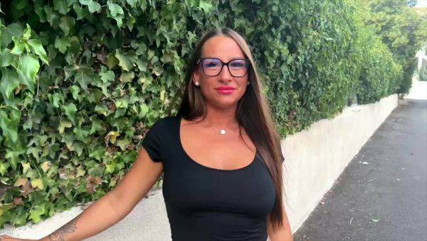 French Glasses Girl Mila and her HUGE TITS come back in front of the camera - txxx.com - France on freevids.org