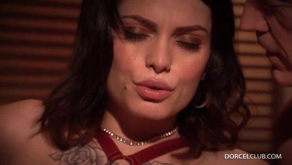 Clara Mia's Steamy Threesome in Stockings - xxxfiles.com on freevids.org