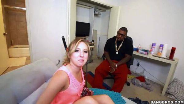 Blonde Amateur Sofie Carter and Rico Strong in Interracial Encounter - xxxfiles.com on freevids.org