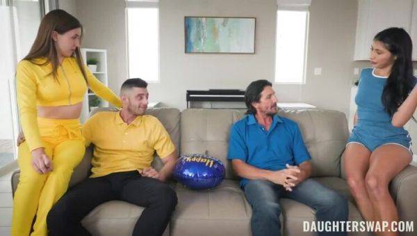 Stepdaddys' Indulgence: Brunette Group Action - xxxfiles.com on freevids.org