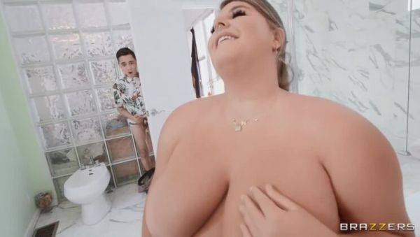 Big-Titted Brunette's Underwater Hand Job Leads to Facial - xxxfiles.com on freevids.org