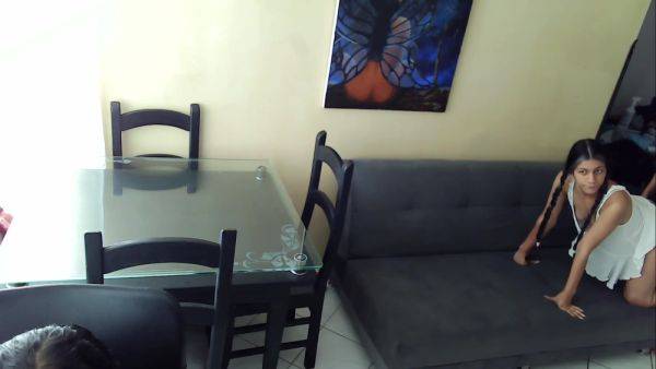 I Fuck My Lover With My Arne On The Couch In My Stepsisters Office - hclips.com on freevids.org