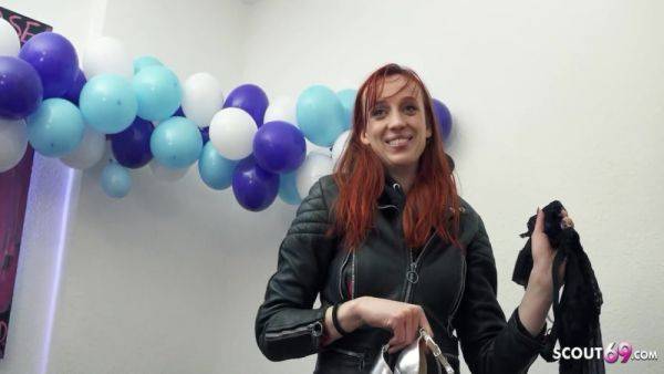 Skinny Freckled Redhead French Wife Luna Thurman Pickup For Casting Fuck - videomanysex.com - France on freevids.org