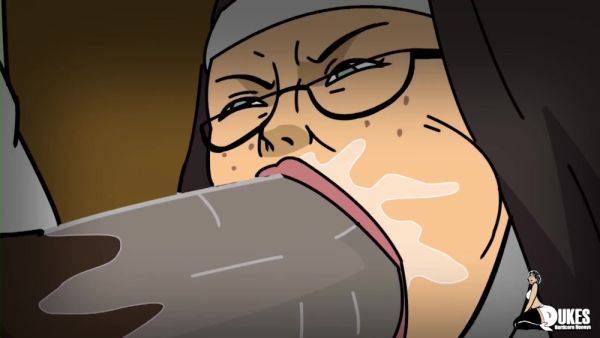 Monster cock for kinky nun - Porn Cartoon - anysex.com on freevids.org