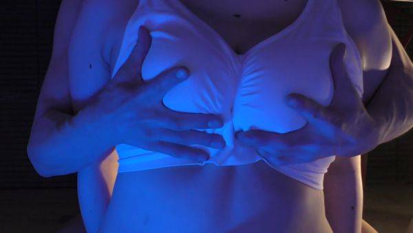 Akane Clothed Big Tits Massage Vol.3 Massaging Her Big Breasts Wearing A Sports Bra From Behind - hclips.com on freevids.org