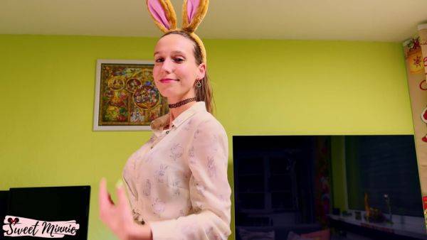 Cute Big Boobs Bunny Delivers Awesome Easter Blowjob - Sweet Minnie - hclips.com on freevids.org