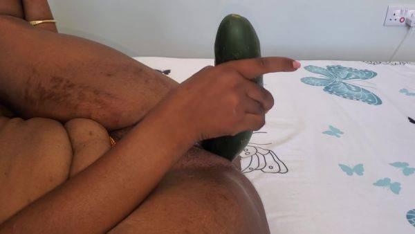 Biggest Cucumber In My Pussy So Amazing When I Cum With Cucumber - hclips.com on freevids.org