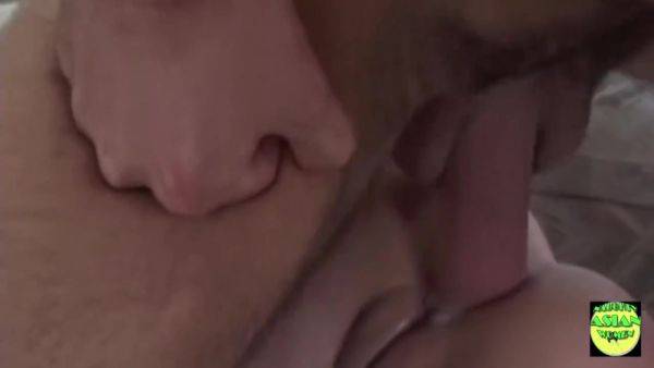 Dirty Talking Blonde Swallows His Cock In Hopes Of Having Her Ass Creampied - Roxy Jezel - hotmovs.com on freevids.org