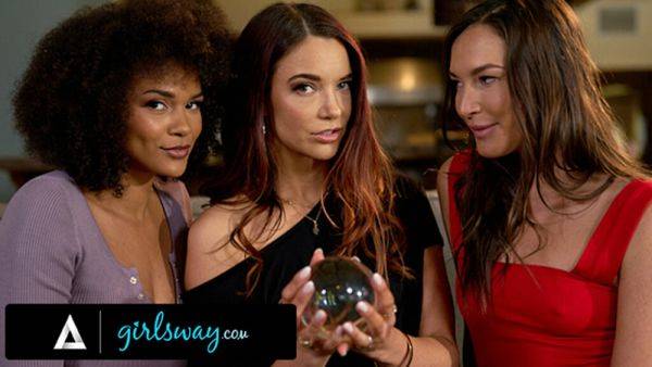 GIRLSWAY - Psychic Jayden Cole Tells Katrina Colt & Alina Ali Their Destiny Resides In A Threesome - txxx.com on freevids.org