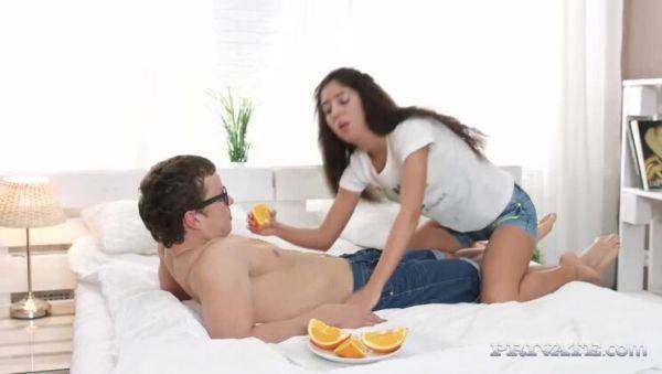 Adorable Teen Katty West Fulfilled with a Cum-Filled Pie - xxxfiles.com - Russia on freevids.org