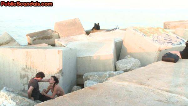 Public deepthroat slut with bigboobs sucks cock outdoor - txxx.com on freevids.org