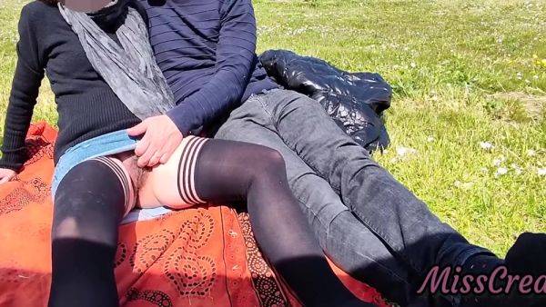 208 Pussy Flash - Stepmom Caught By Stepson At A Park Masturbating In Front Of Everyone - Miss Creamy - hotmovs.com - France on freevids.org