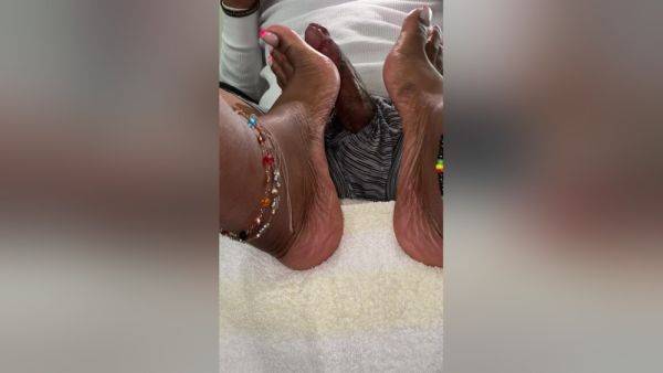 Stepdad Wanted A Foot Massage But Couldnt Control His Hard Dick - hclips.com on freevids.org