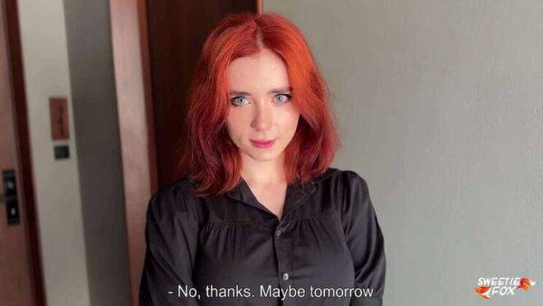 A Gorgeous Redhead Rejected Yet Invited for Intimate Moments - veryfreeporn.com on freevids.org