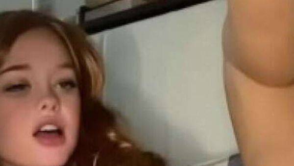 Cute Red-Headed Teen and Huge Dildo - xxxfiles.com on freevids.org