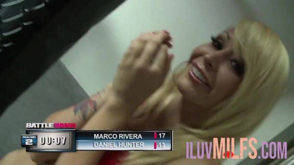 Tattooed blonde loves to fuck and suck big dick - hotmovs.com - Usa on freevids.org