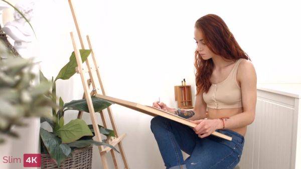 Fragile Redhead Tempted Into Sensual Sex With Her Boyfriend - upornia.com on freevids.org