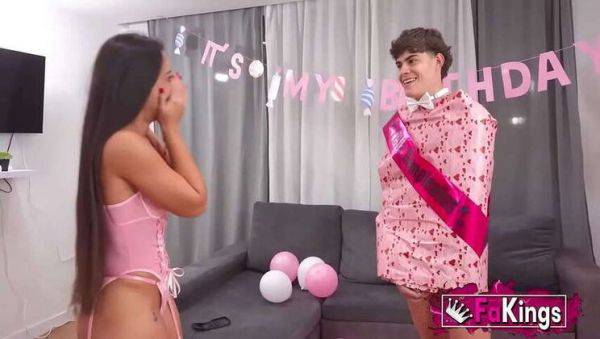 Nuria Millan Celebrates Her 1st Anniversary at FAKings with a Generous Lover! - porntry.com - Spain on freevids.org