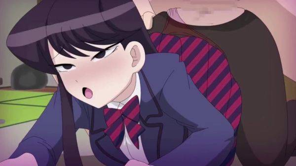 Komi-san gets anal creampie from a fat bastard with a big dick - anysex.com on freevids.org