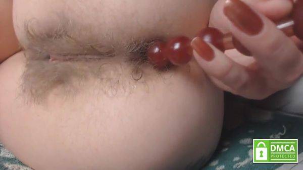 Close Up Playing With Different. Pushing Out Anal Beads Without Hands From Sexy Hairy Asshole - upornia.com on freevids.org