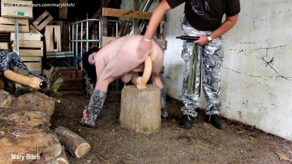 Masturbation Dildo In The Garden Shed Pt2 - hclips.com on freevids.org