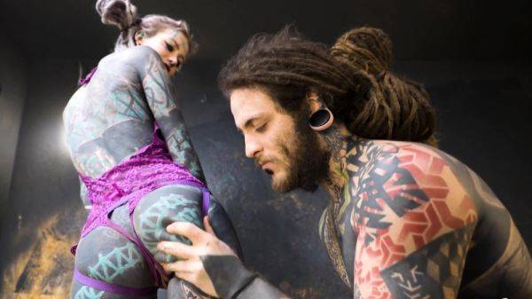 Alt dominatrix pegging tattooed worker - drtuber.com on freevids.org