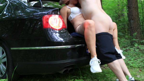 A Beauty Caught Masturbating Fucks A Stranger Right Next To The Car - hclips.com on freevids.org