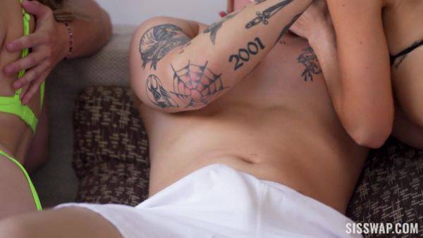 Coco Lovelock & Theodora Day & Tyler Cruise & Joshua Lewis in Poolside Temptations: A Deep Analysis Extended Cut - SisSwap - hotmovs.com on freevids.org