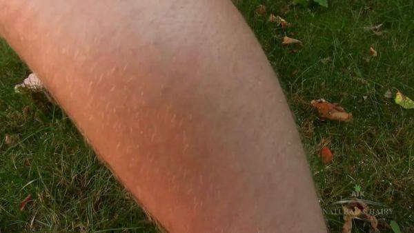 Kayc Loves To Give Her Soft Light Colored Muff Some Air When She Is Out Back Swinging - hotmovs.com on freevids.org