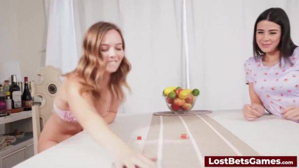 A Strip-dice Game Turns Into A Wild Lesbian - hotmovs.com on freevids.org