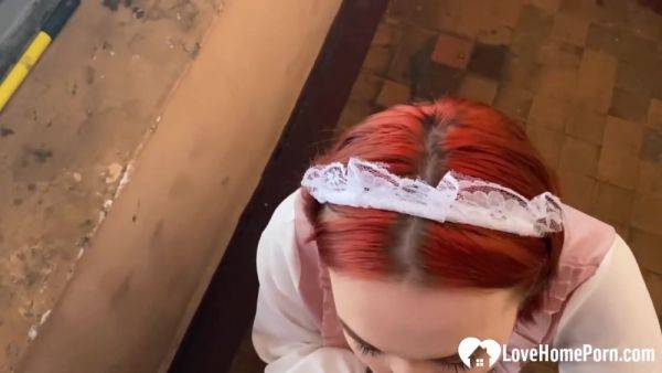 Redhead cosplayer gives only the best head - hotmovs.com on freevids.org