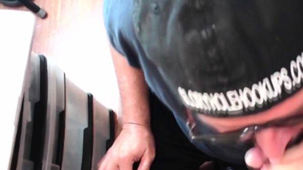 Gloryhole DILF goes bottom after BJ - drtuber.com on freevids.org