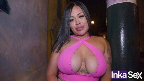 Busty Peruvian Milagros Raiza Caught at Night by Shy Brunette - porntry.com - Peru on freevids.org